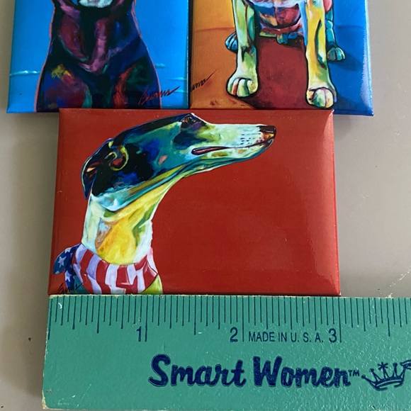 3 Collectible Museum Store 9-11 RescuešDogs Magnets from One World Trade Center - Picture 3 of 10